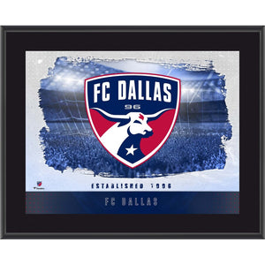 FC Dallas 10.5'' x 13'' Sublimated Horizontal Team Logo Plaque