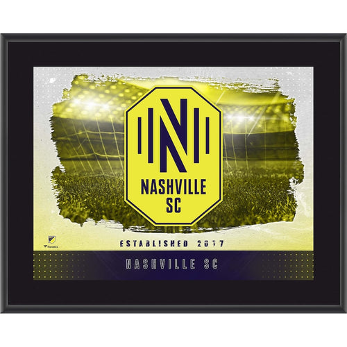 Nashville SC 10.5'' x 13'' Sublimated Horizontal Team Logo Plaque