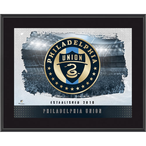 Philadelphia Union 10.5'' x 13'' Sublimated Horizontal Team Logo Plaque