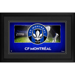 CF Montreal Framed 10'' x 18'' Team Logo Panoramic Photograph