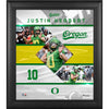 Justin Herbert Oregon Ducks Framed 15'' x 17'' Stitched Stars Collage
