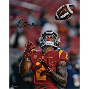Brenden Rice USC Trojans Autographed 16'' x 20'' Catching Photograph