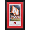 Nebraska Huskers Framed 10'' x 18'' 5-Time National Champions Legacy Print