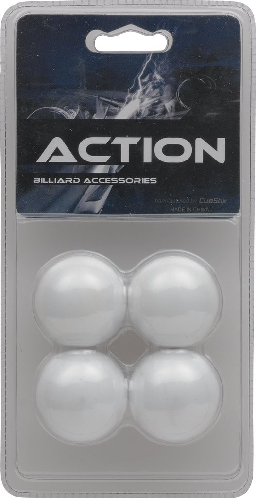 Action FBSBP Smooth Ball  - 4 pack Foosball