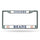Chicago Bears License Plate Frame Chrome - Rico Industries