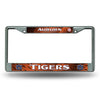 Auburn Tigers License Plate Frame Chrome Printed Insert - Rico Industries