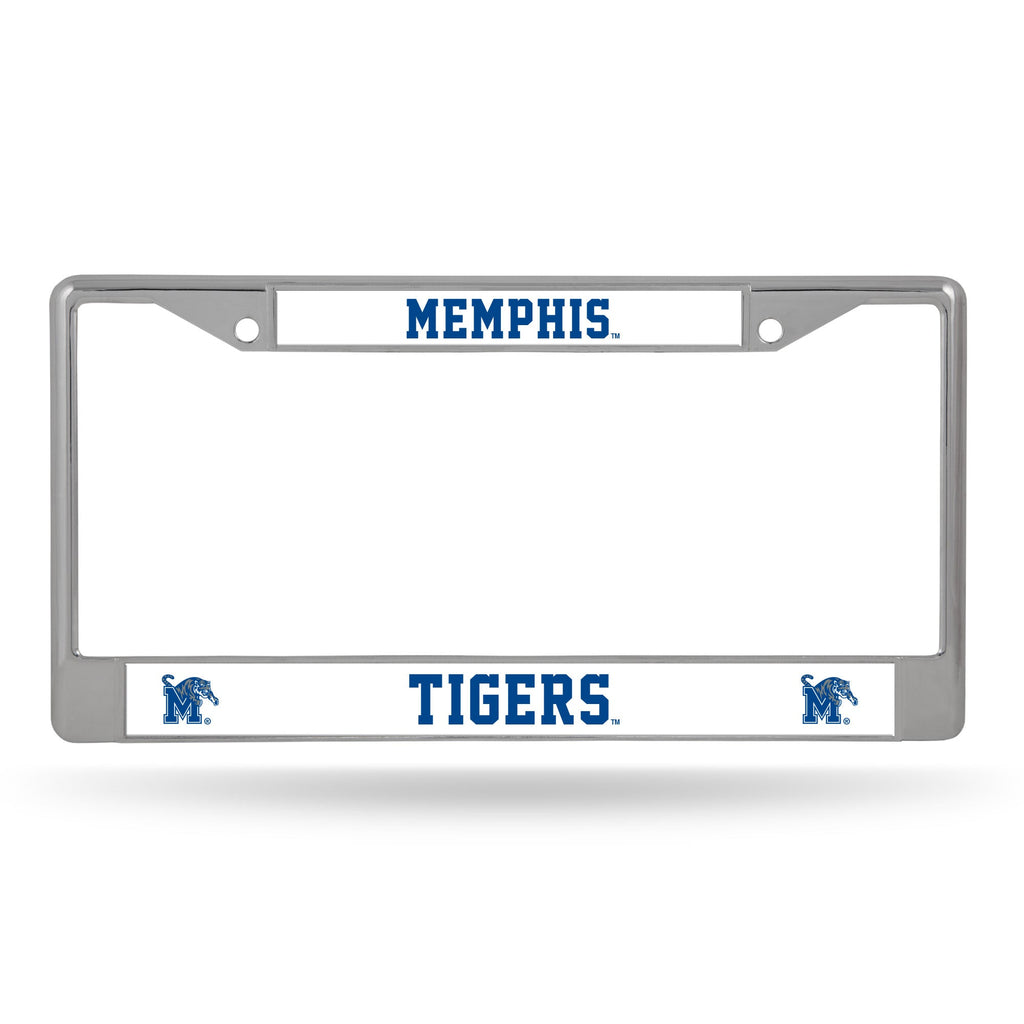 Memphis Tigers License Plate Frame Chrome Special Order - Rico Industries
