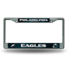 Philadelphia Eagles License Plate Frame Chrome Printed Insert - Rico Industries