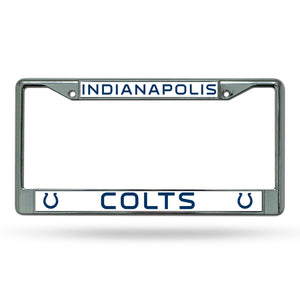 Indianapolis Colts License Plate Frame Chrome - Rico Industries