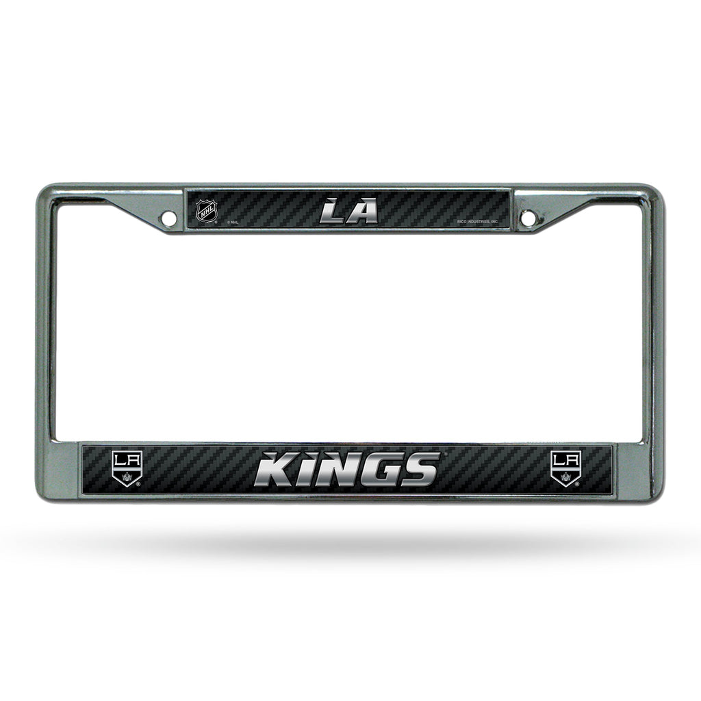 Los Angeles Kings License Plate Frame Chrome Printed Insert - Rico Industries
