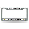 Pittsburgh Penguins License Plate Frame Chrome - Rico Industries