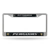 Pittsburgh Penguins License Plate Frame Chrome Printed Insert - Rico Industries