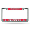 Los Angeles Clippers License Plate Frame Chrome Printed Insert - Rico Industries