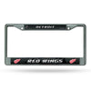 Detroit Red Wings License Plate Frame Chrome Printed Insert - Rico Industries