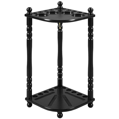 FLOOR CUE RACK - BLACK