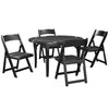 48'' FOLDING GAME TABLE - BLACK