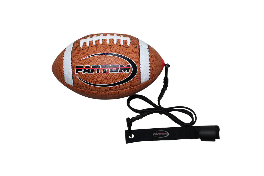 FANTOM Fantom KC0316 - 3 Throw Football Trainer - Improve Throwing & Catching - Practice Indoors & Outdoors Mini, Junior