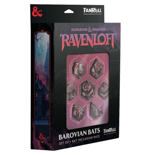Fanroll: Dungeons And Dragons: Ravenloft Inclusion Dice Set: Bats Pre-Order