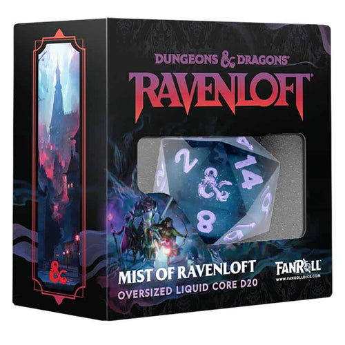 Fanroll: Dungeons And Dragons: Mists Of Ravenloft Oversized Liquid Core D20 Pre-Order