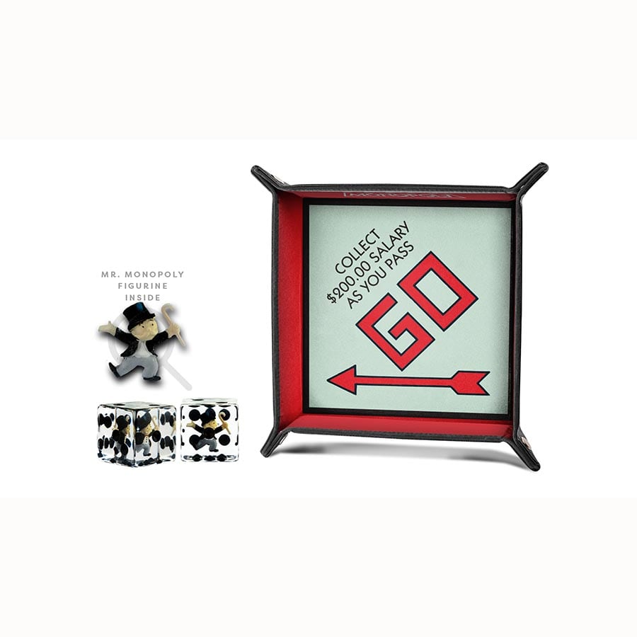 Fanroll: Monopoly Dice Tray And Mr. Monopoly Dice Bundle Pre-Order