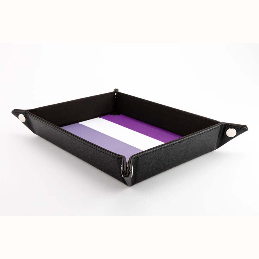 Gaymers Pride - Fanroll: Pride Fold Up Velvet Dice Tray: Asexual