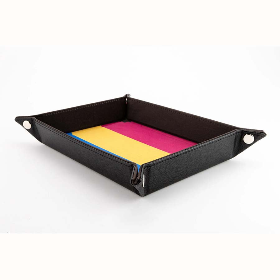 Gaymers Pride - Fanroll: Pride Fold Up Velvet Dice Tray: Pansexual
