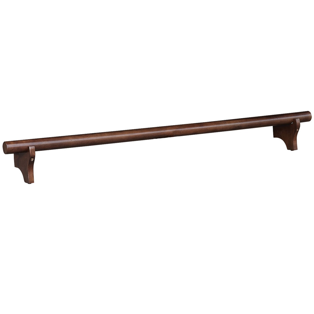 60'' DRY BAR FOOT RAIL - BLACK