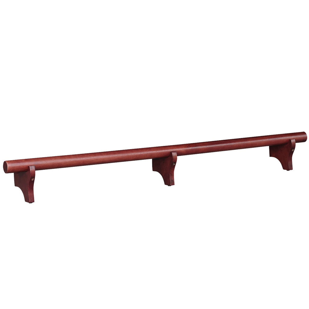 72'' DRY BAR FOOT RAIL - BLACK