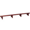 84'' DRY BAR FOOT RAIL - BLACK