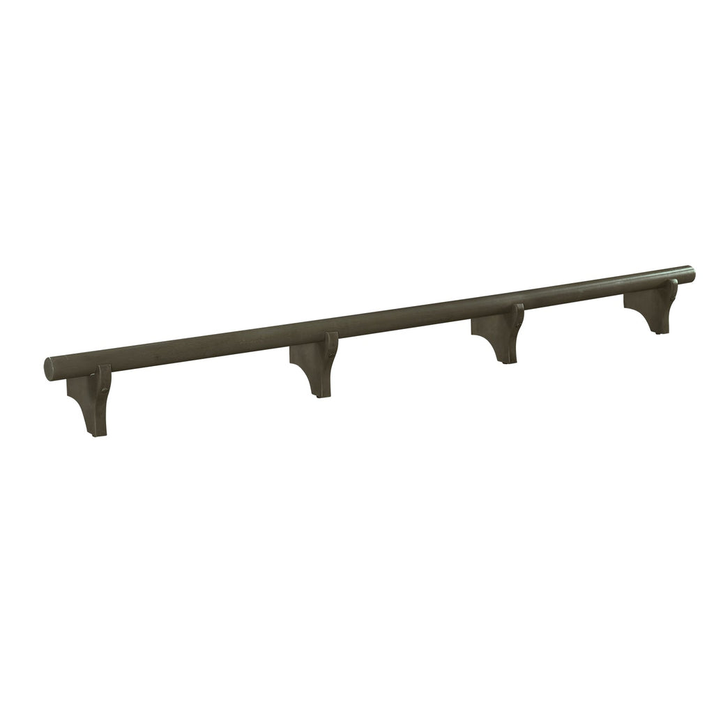 84'' DRY BAR FOOT RAIL - SLATE