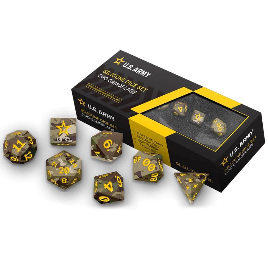 U.S. Army - Fanroll: Official U.S. Army Silicone Dice Set Pre-Order