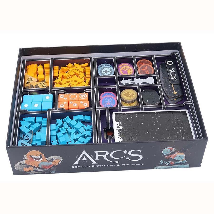 Board Game Inserts - Folded Space: Board Game Insert For Arcs