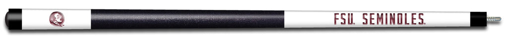 FLORIDA STATE ENGRAVED BILLIARD CUE WHITE / GARNET - FSUBCE101