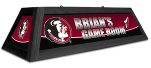 FLORIDA STATE 42'' SPIRIT GAME TABLE LAMP - CUSTOM GARNET - FSUBSL421C