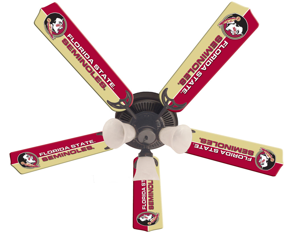 FLORIDA STATE CEILING FAN - 52'' GARNET/GOLD - FSUFAN100-52