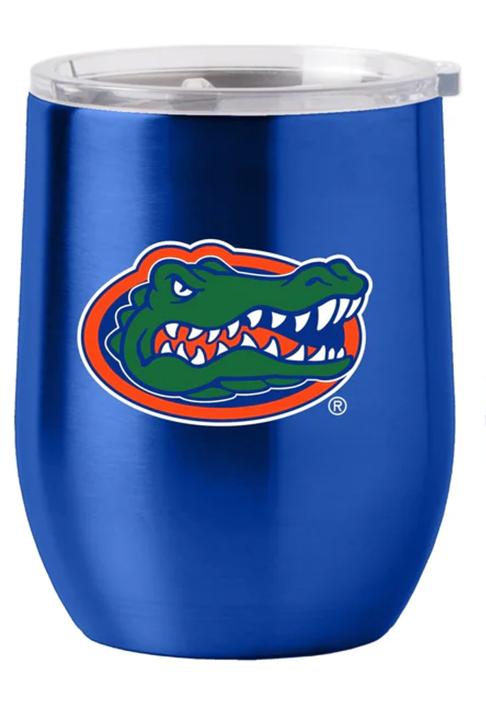 Florida Gators Travel Tumbler 16oz Stainless Steel Curved - Logo Brands