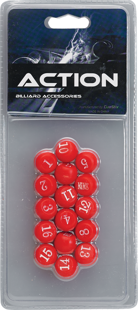 Action GAPBR Pill Red Balls Gameroom Accessories