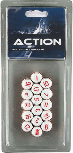Action GAPBW Pill White Balls Gameroom Accessories
