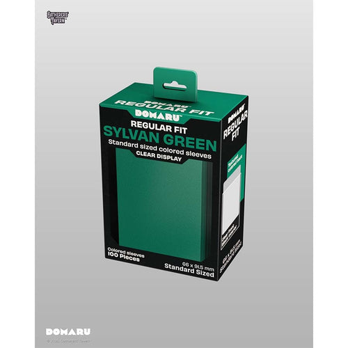 Gatherers' Tavern Pte Ltd -  Domaru Sleeves Collection - Gatherers' Tavern: Domaru Regular Fit: Sylvan Green (100Ct) Pre-Order