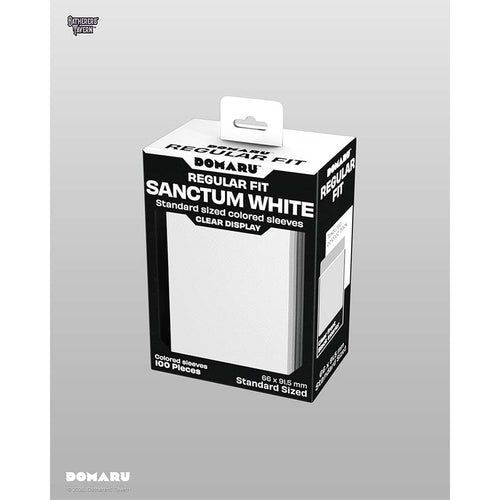 Gatherers' Tavern Pte Ltd -  Domaru Sleeves Collection - Gatherers' Tavern: Domaru Regular Fit: Sanctum White (100Ct) Pre-Order