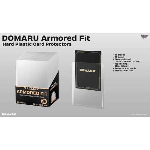 Gatherers' Tavern Pte Ltd -  Domaru Sleeves Collection - Gatherers' Tavern: Domaru Armored Fit: Card Protectors (25Ct) Pre-Order