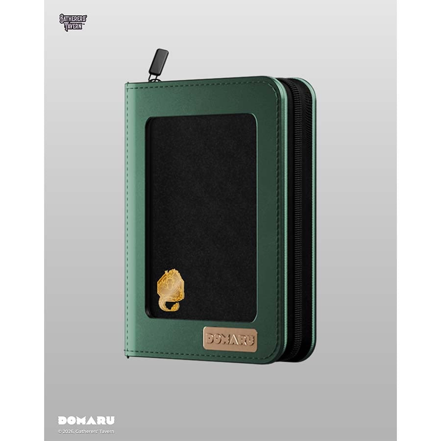Gatherers' Tavern Pte Ltd -  Gatherers' Tavern: Domaru Deco Pin Binder: 4-Pocket Binders: Sacred Beasts: Sage Herald (Green) Pre-Order