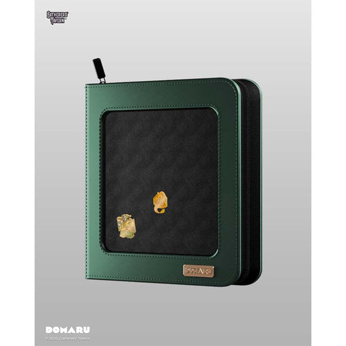 Gatherers' Tavern Pte Ltd -  Gatherers' Tavern: Domaru Deco Pin Binder: 12-Pocket Binders: Sacred Beasts: Sage Herald (Green) Pre-Order
