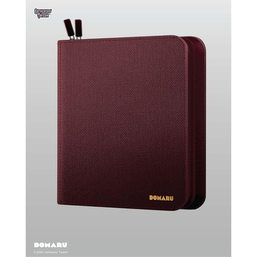 Gatherers' Tavern Pte Ltd -  Gatherers' Tavern: Domaru 12-Pocket Binder: Carnelian Pre-Order