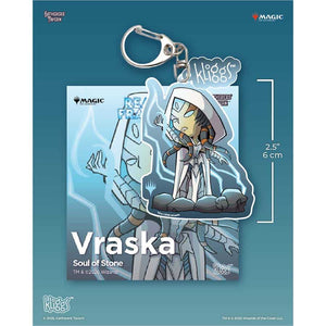 Gatherers' Tavern Pte Ltd -  Gatherers' Tavern: Magic The Gathering: Fra Reality Fracture Kliggs Keychain: Vraska Soul Of Stone Pre-Order