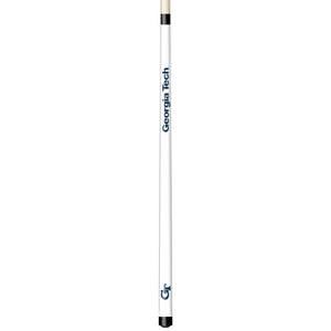 GEORGIA TECH ENGRAVED BILLIARD CUE WHITE / NAVY - GATBCE101-JR
