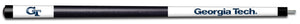GEORGIA TECH ENGRAVED BILLIARD CUE WHITE / NAVY - GATBCE101