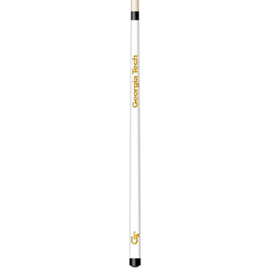 GEORGIA TECH ENGRAVED BILLIARD CUE WHITE / GOLD - GATBCE102-JR