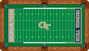 GEORGIA TECH BILLIARD TABLE FELT - RECREATIONAL GRIDIRON - GATBTF000N-9R