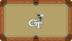 GEORGIA TECH BILLIARD TABLE FELT - RECREATIONAL ATHLETIC GOLD - GATBTF235-8R